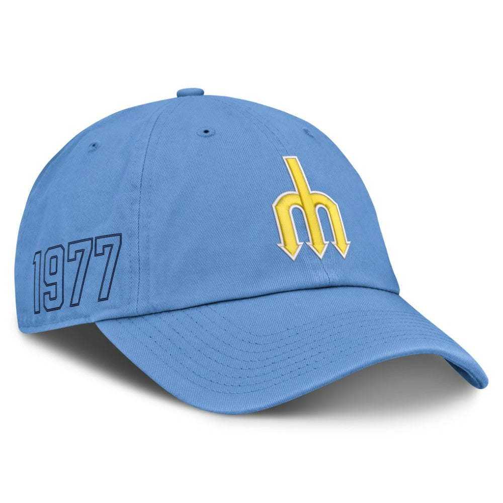 Seattle Mariners Cooperstown Club Adjustable Hat - Light Blue | Nike