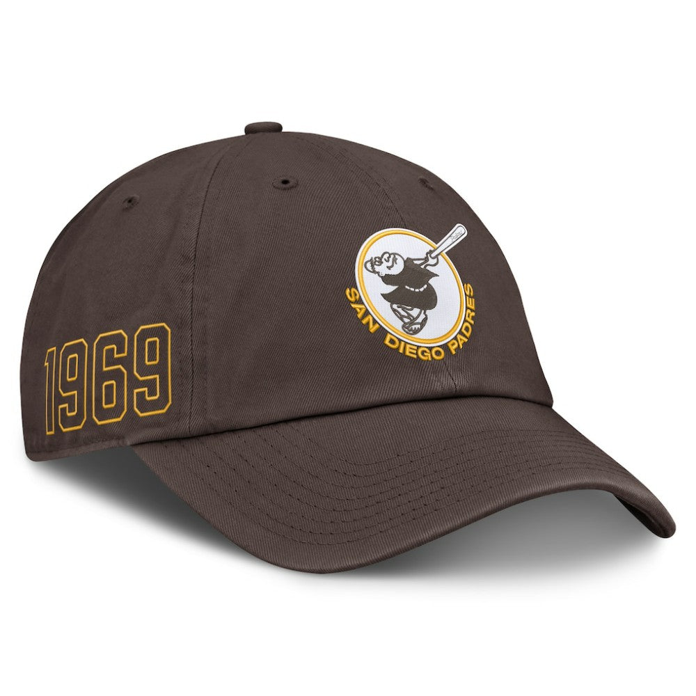 San Diego Padres Cooperstown Club Adjustable Hat - Brown | Nike