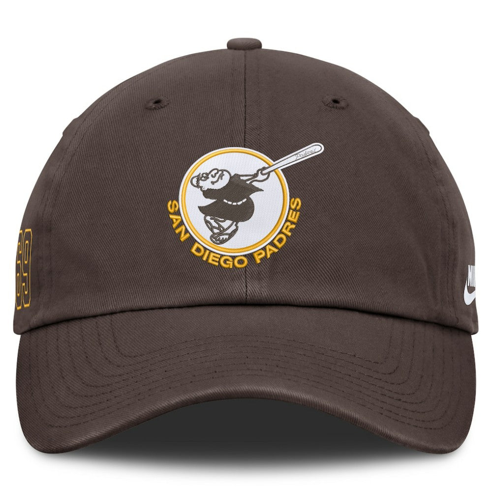 San Diego Padres Cooperstown Club Adjustable Hat - Brown | Nike