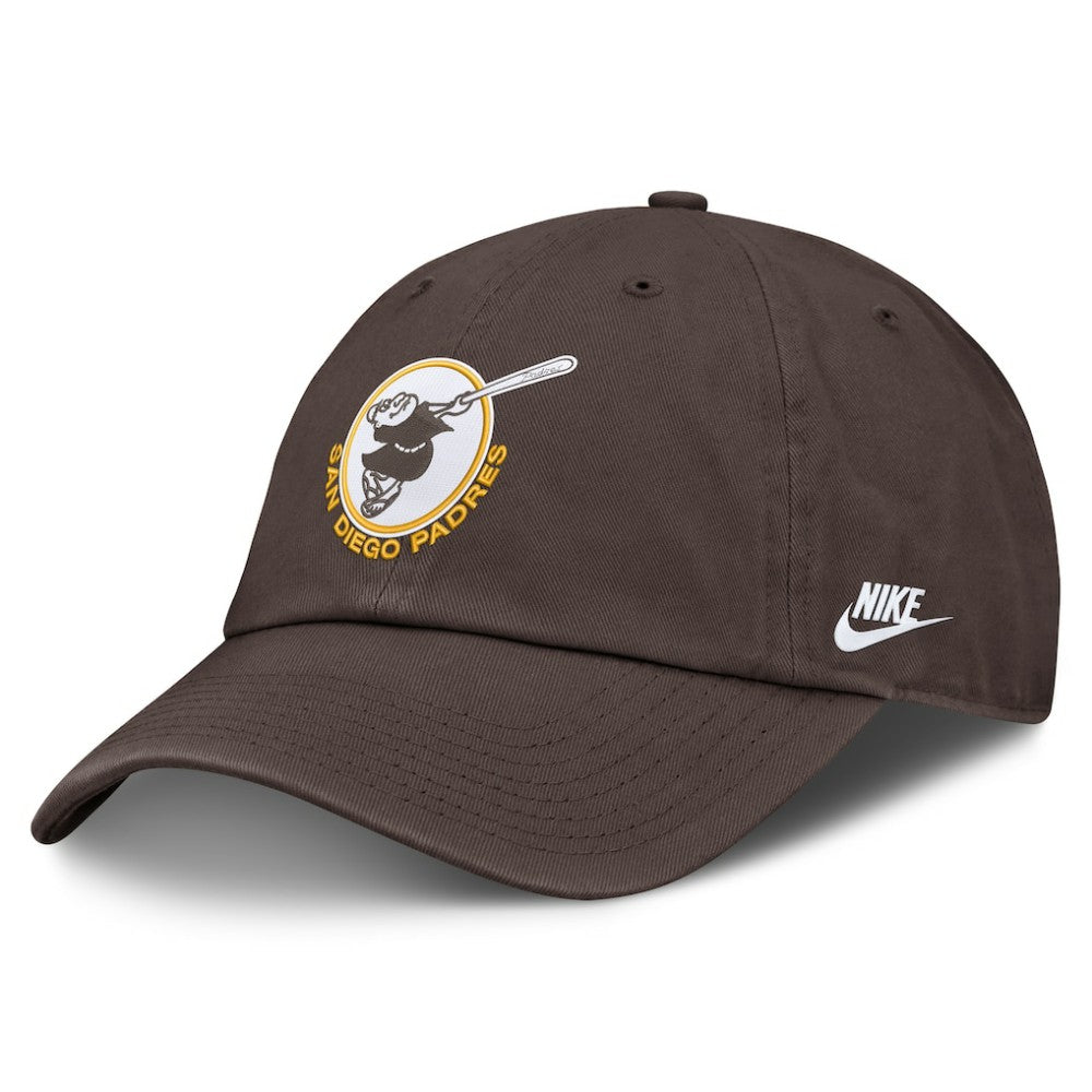 San Diego Padres Cooperstown Club Adjustable Hat - Brown | Nike