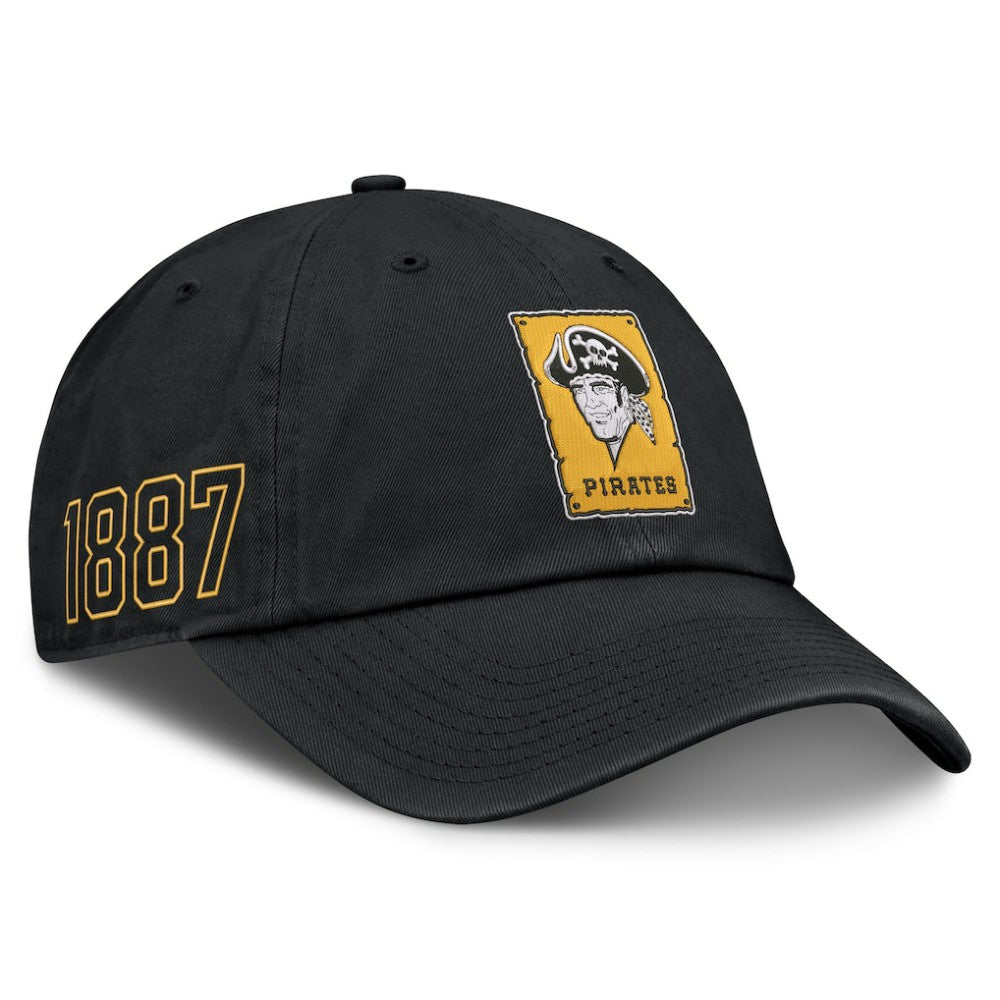 Pittsburgh Pirates Cooperstown Club Adjustable Hat - Black | Nike