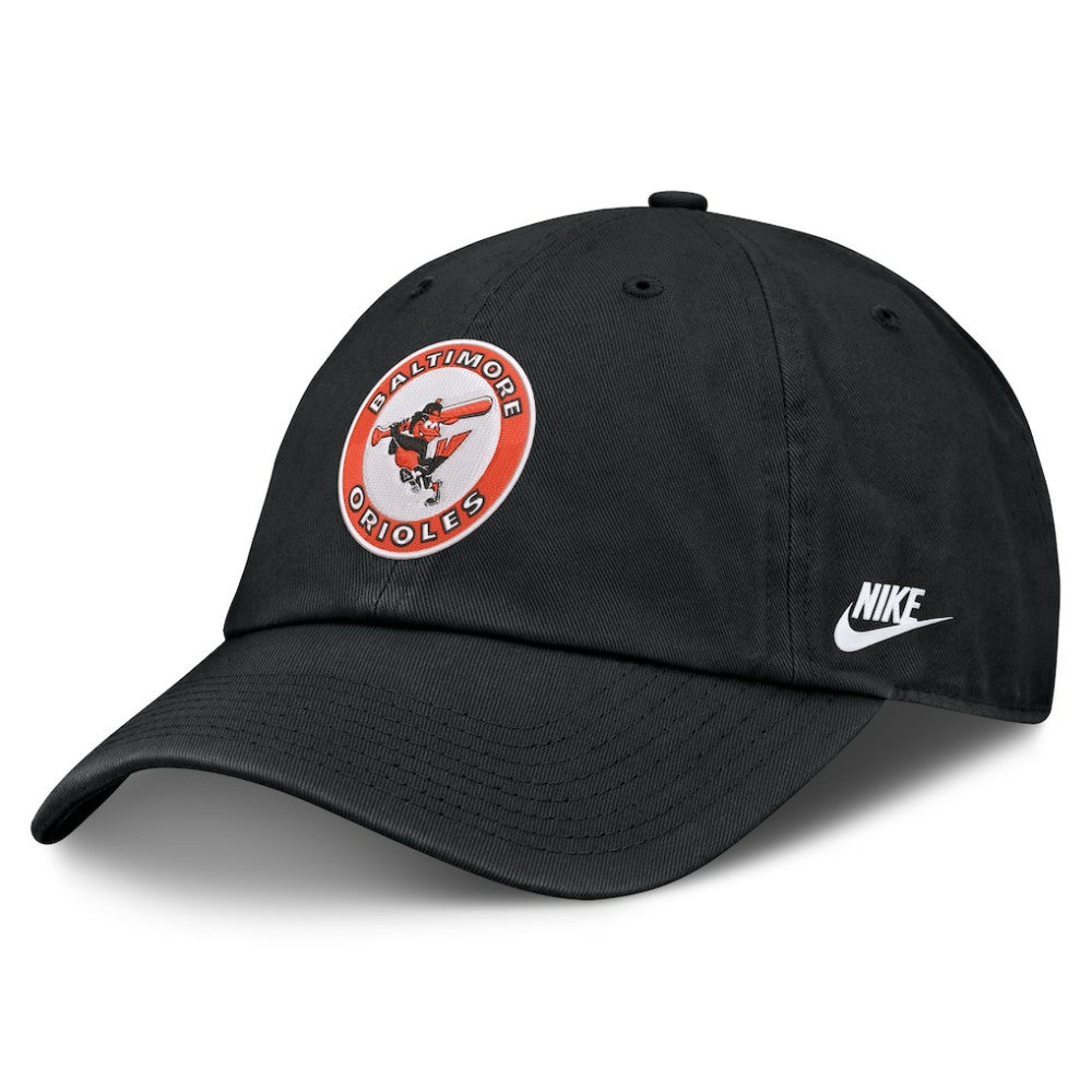 Baltimore Orioles Cooperstown Club Adjustable Hat - Black | Nike