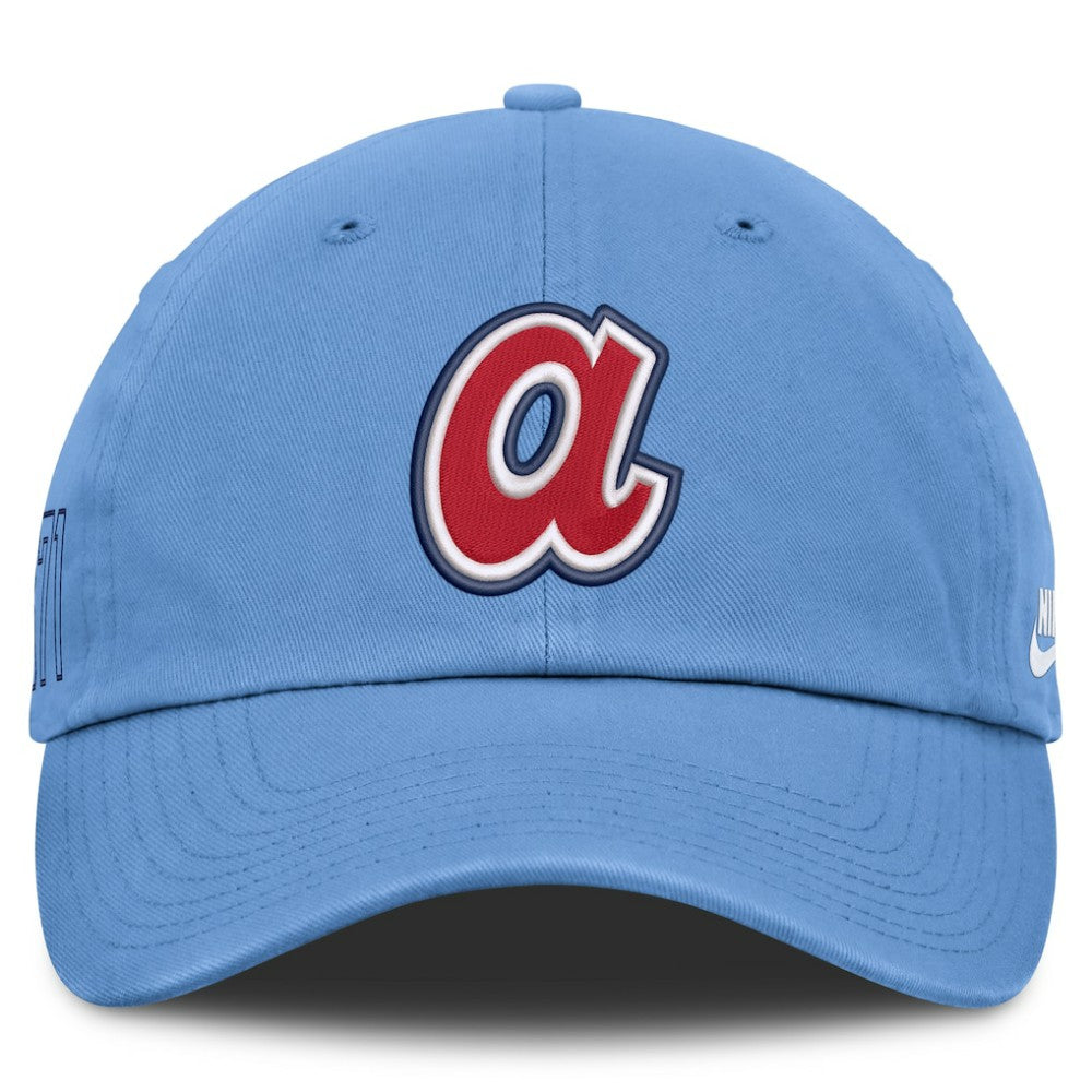 Atlanta Braves Cooperstown Club Adjustable Hat - Light Blue | Nike