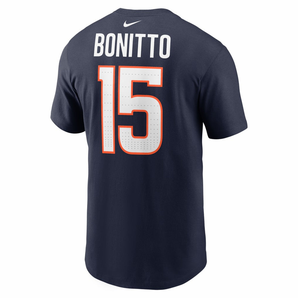 NFL Denver Broncos Nik Bonitto  Player Name & Number T-Shirt
