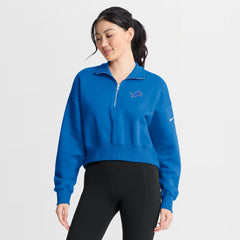 NFL Detroit Lions Women's Phoenix Fleece Quarter-Zip Sweatshirt