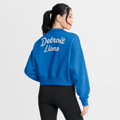 NFL Detroit Lions Women's Phoenix Fleece Quarter-Zip Sweatshirt