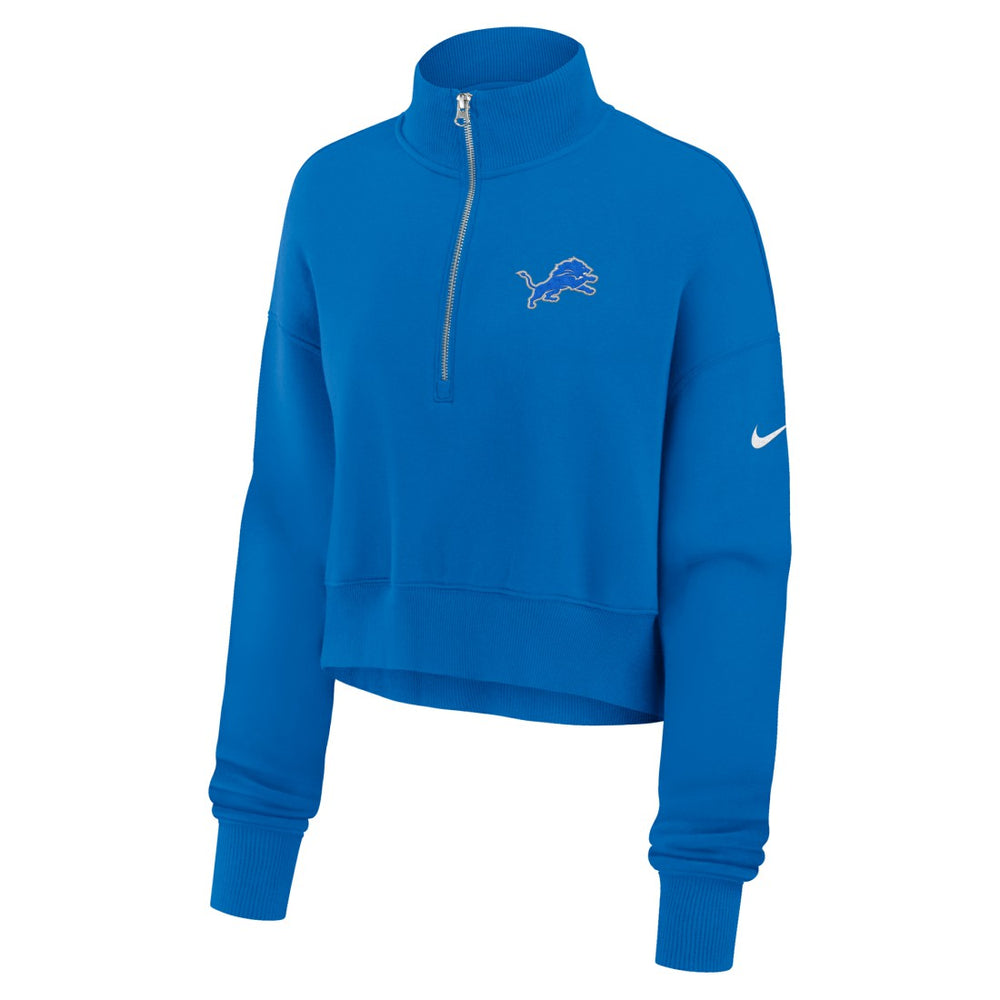 NFL Detroit Lions Women's Phoenix Fleece Quarter-Zip Sweatshirt