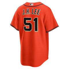 Jung Hoo Lee San Francisco Giants Alternate Replica Jersey - Orange | Nike