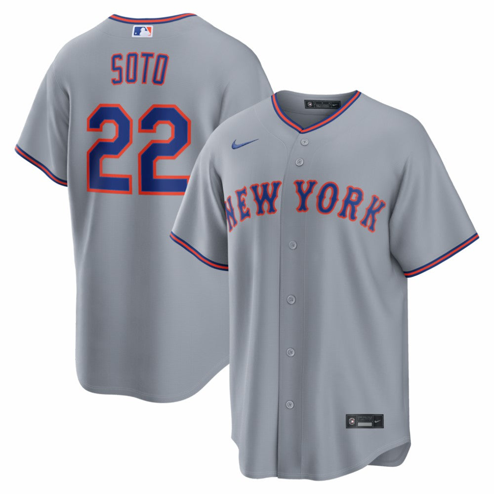 Juan Soto New York Mets Road Replica Jersey - Gray | Nike