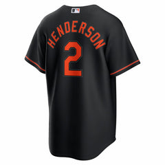 Gunnar Henderson Baltimore Orioles Alternate Replica Jersey - Black | Nike