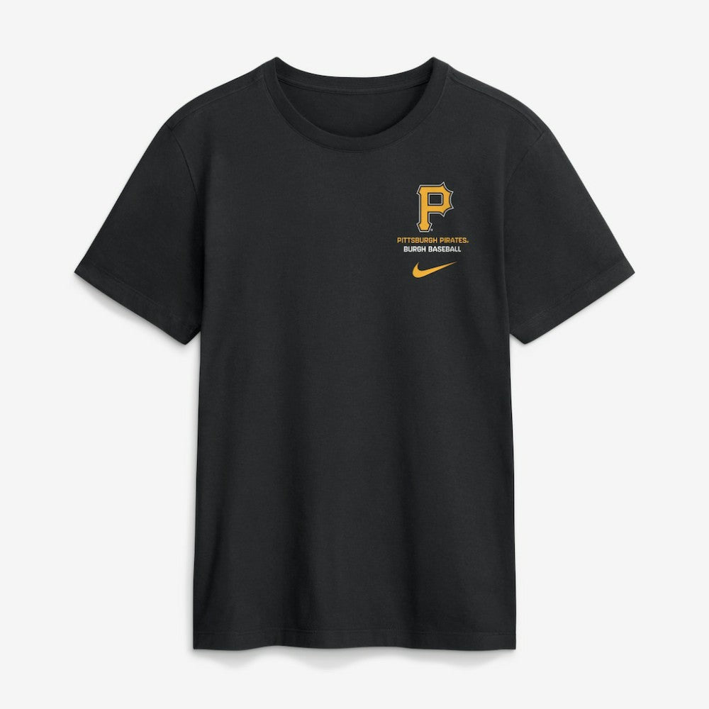Pittsburgh Pirates Primetime 2-Hit T-Shirt - Black | Nike