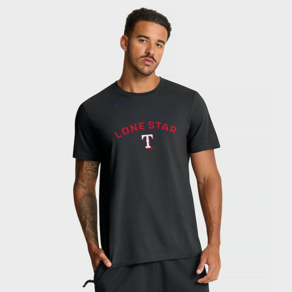 Texas Rangers Primetime Fashion T-Shirt - Black | Nike