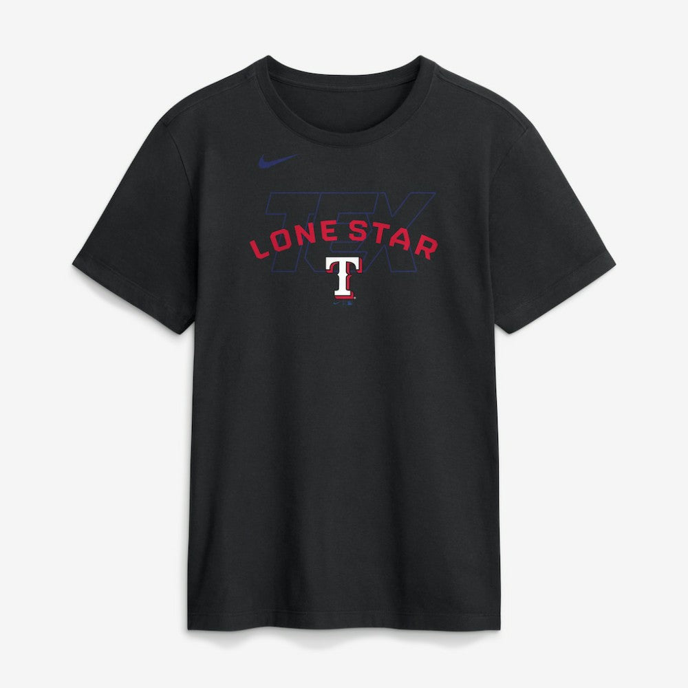 Texas Rangers Primetime Fashion T-Shirt - Black | Nike
