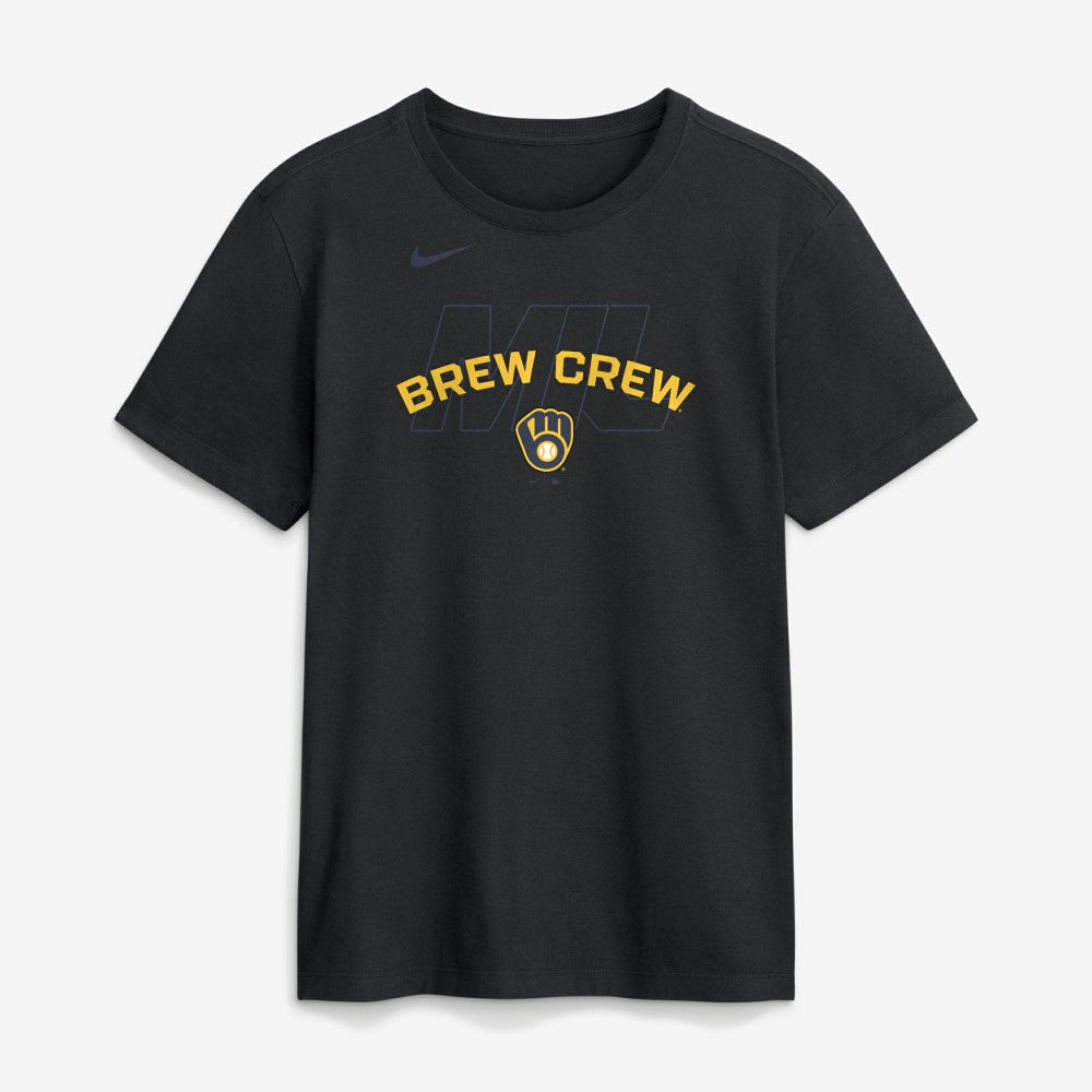 Milwaukee Brewers Primetime Fashion T-Shirt - Black | Nike