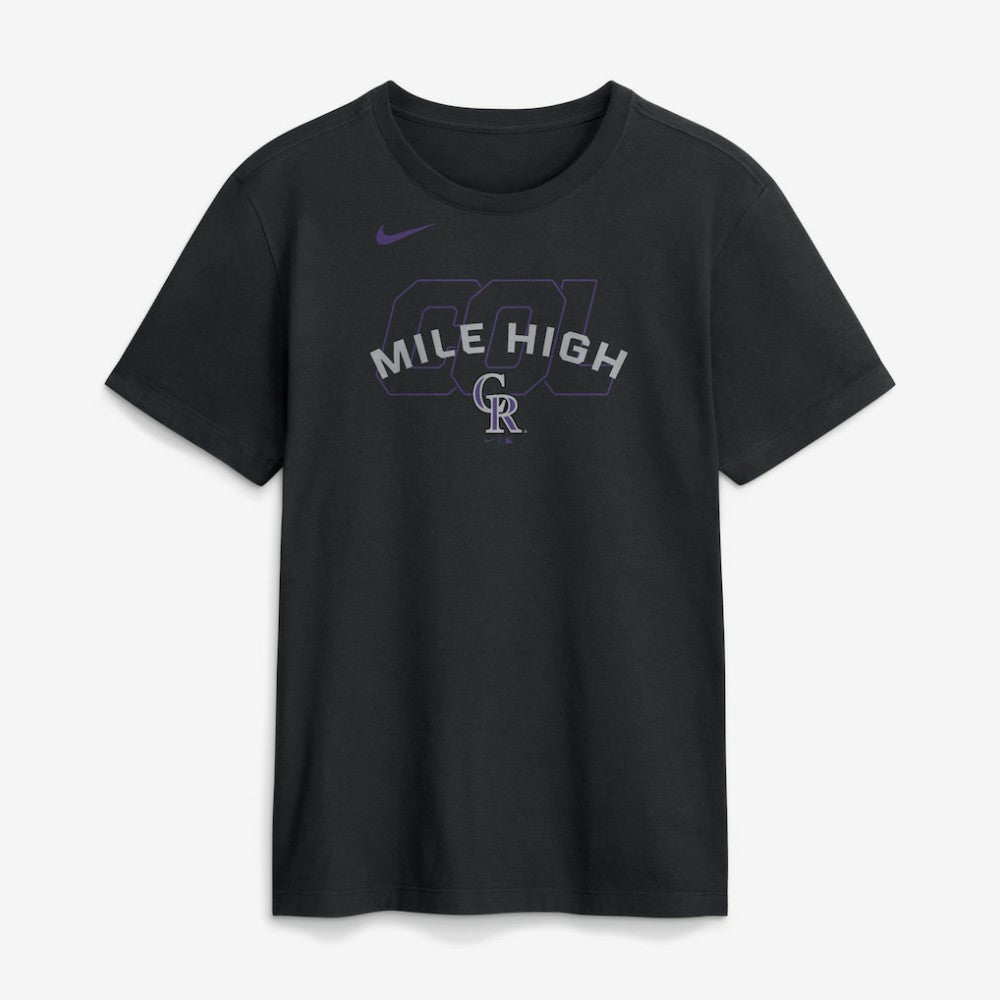 Colorado Rockies Primetime Fashion T-Shirt - Black | Nike