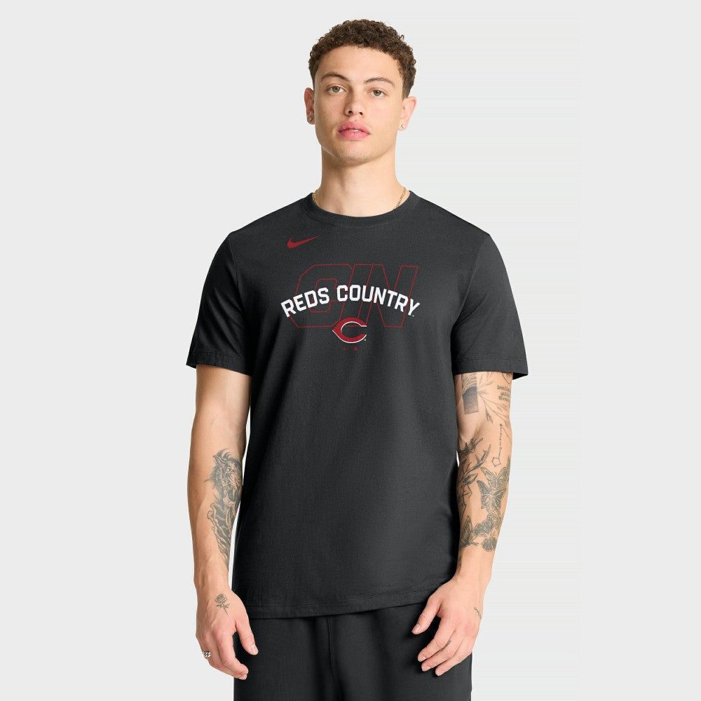 Cincinnati Reds Primetime Fashion T-Shirt - Black | Nike