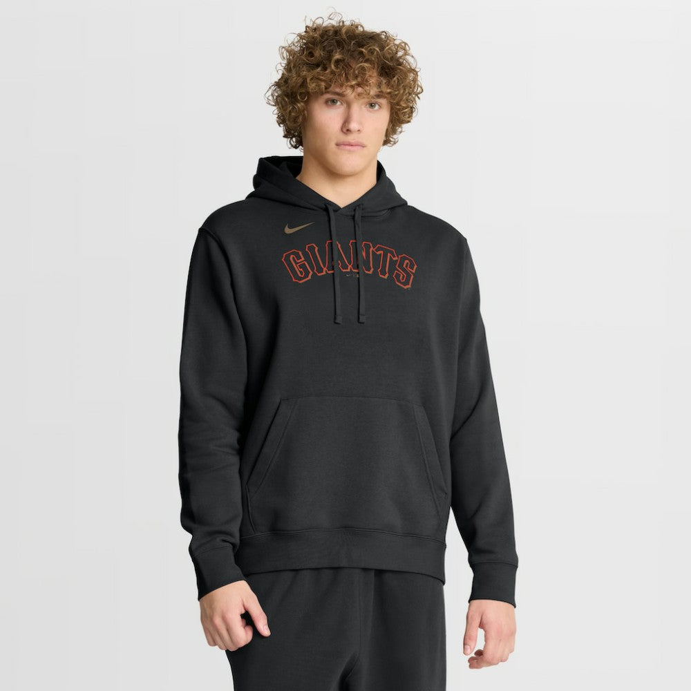 San Francisco Giants Dri-Fit Club Hoodie - Black | Nike