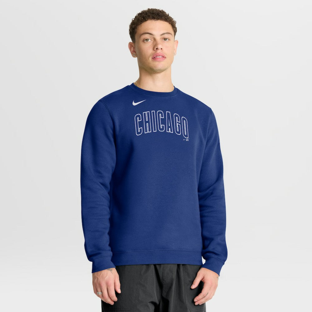 Chicago Cubs Primetime Wordmark Sweatshirt - Royal | Nike
