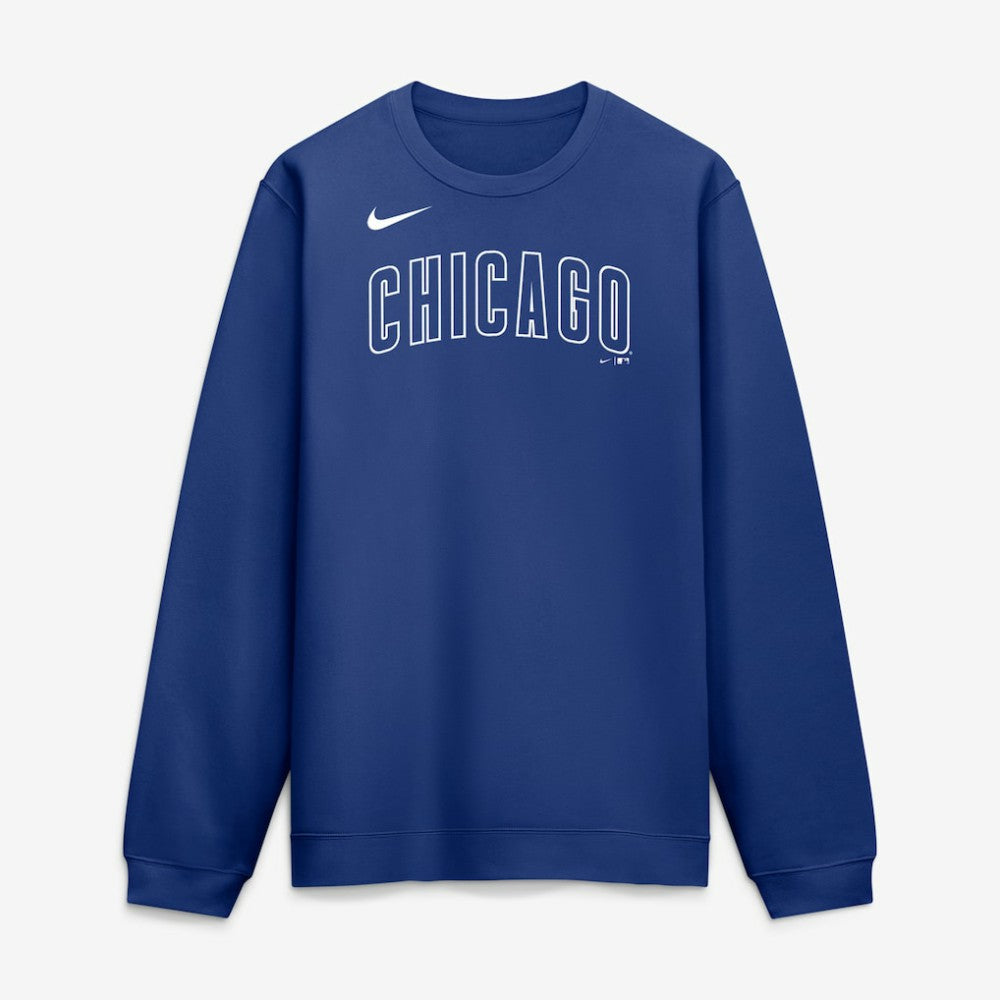 Chicago Cubs Primetime Wordmark Sweatshirt - Royal | Nike