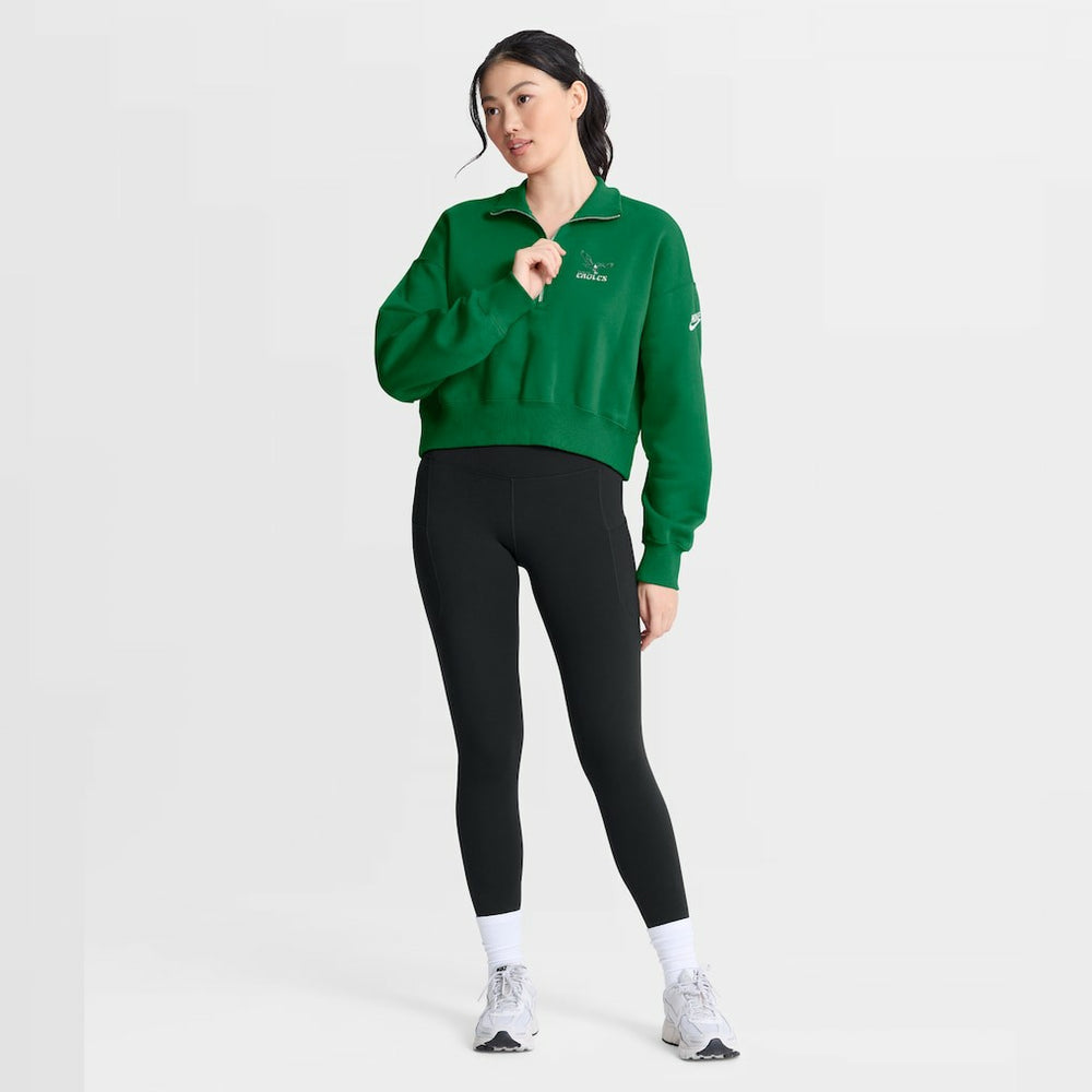 NFL Philadelphia Eagles Women's Phoenix Fleece Quarter-Zip Sweatshirt