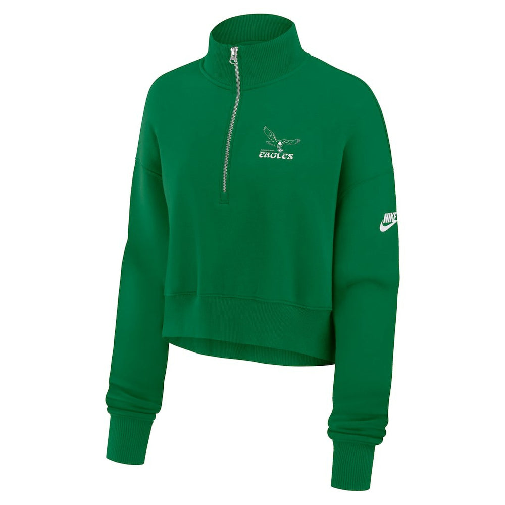 NFL Philadelphia Eagles Women's Phoenix Fleece Quarter-Zip Sweatshirt