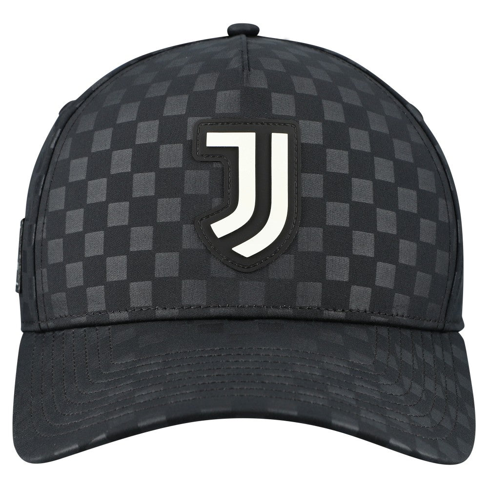 Juventus Checkmate A-Frame Adjustable Hat / Soccer For sale