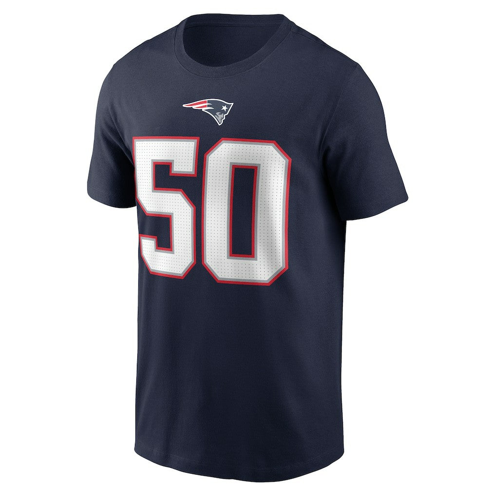 NFL New England Patriots Mike Vrabel  Retired Player Name & Number T-Shirt