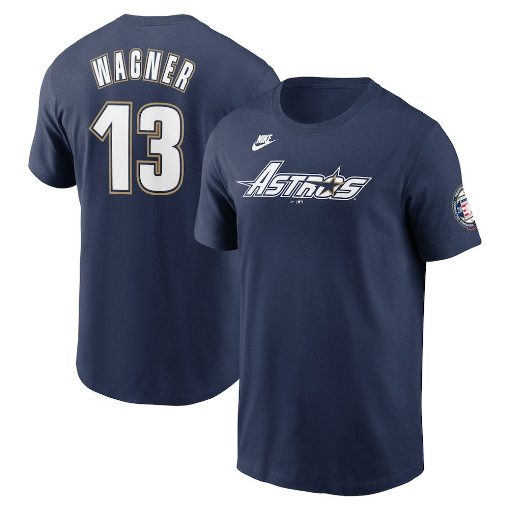 Billy Wagner Houston Astros 2025 National Baseball Hall of Fame Name & Number T-Shirt - Navy | Nike