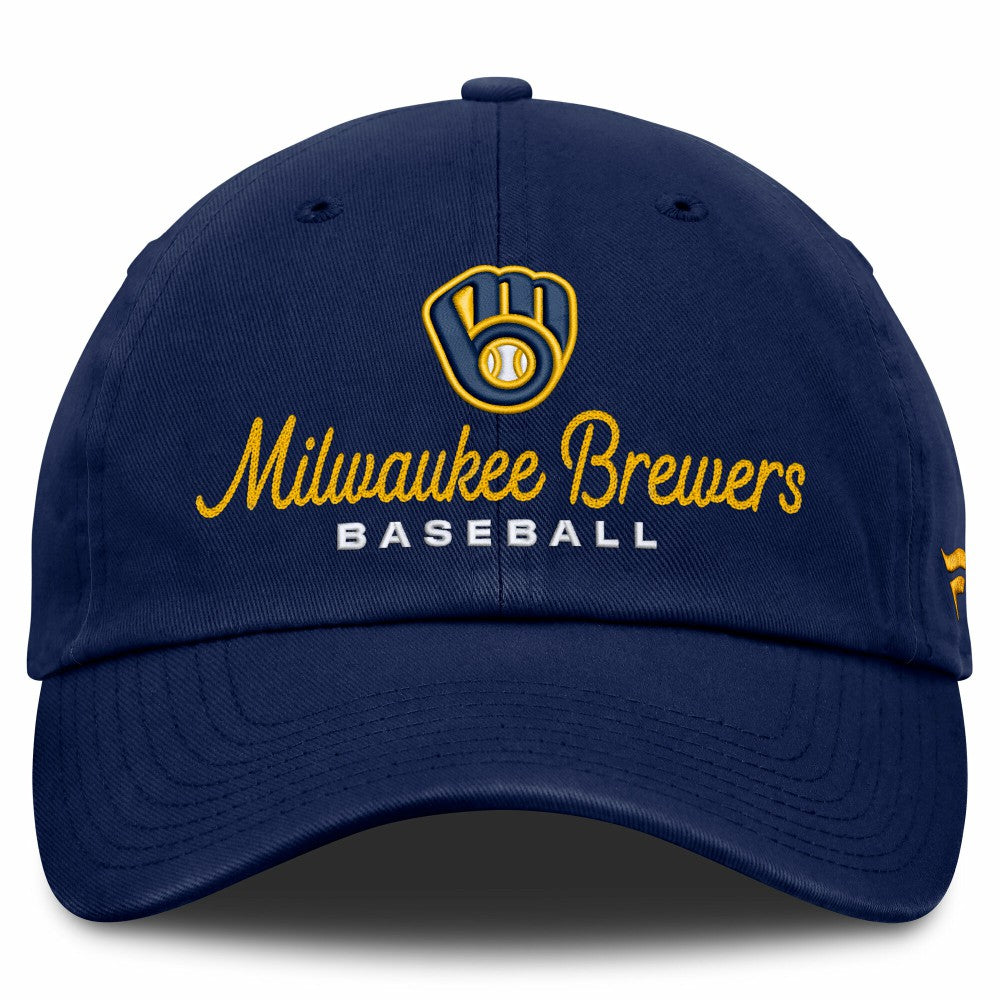 Milwaukee Brewers Women's Velocity Adjustable Hat - Navy