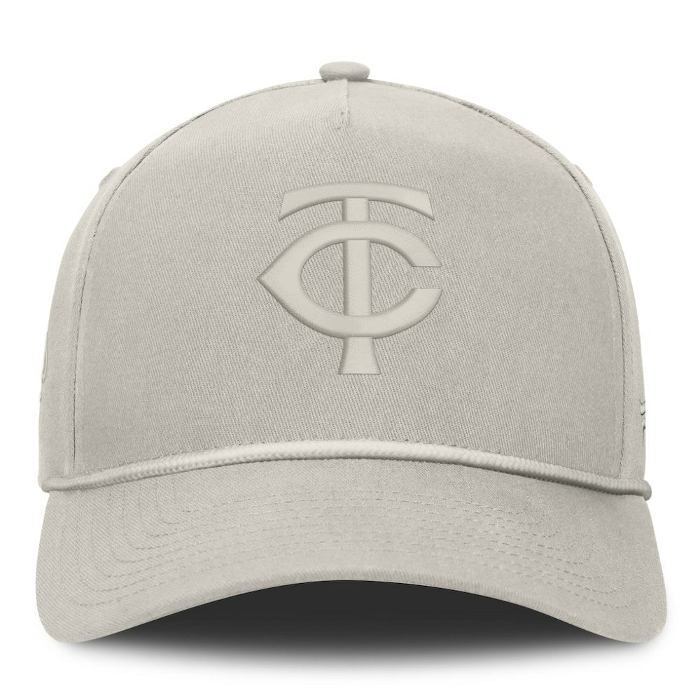 Minnesota Twins Undertone A-Frame Adjustable Hat - Stone