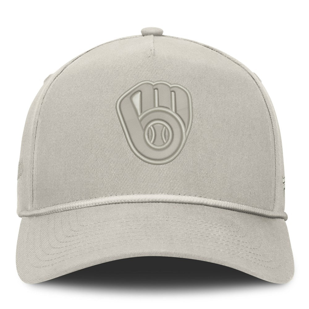 Milwaukee Brewers Undertone A-Frame Adjustable Hat - Stone