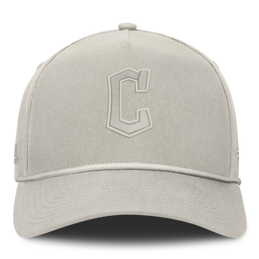Cleveland Guardians Undertone A-Frame Adjustable Hat - Stone