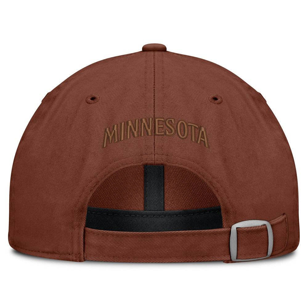 Minnesota Twins Tinge Adjustable Hat - Brown