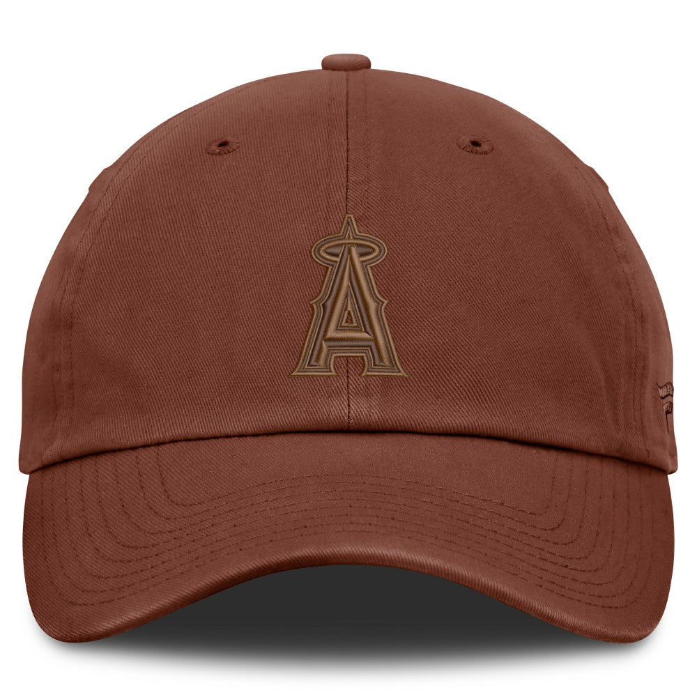 Los Angeles Angels Tinge Adjustable Hat - Brown