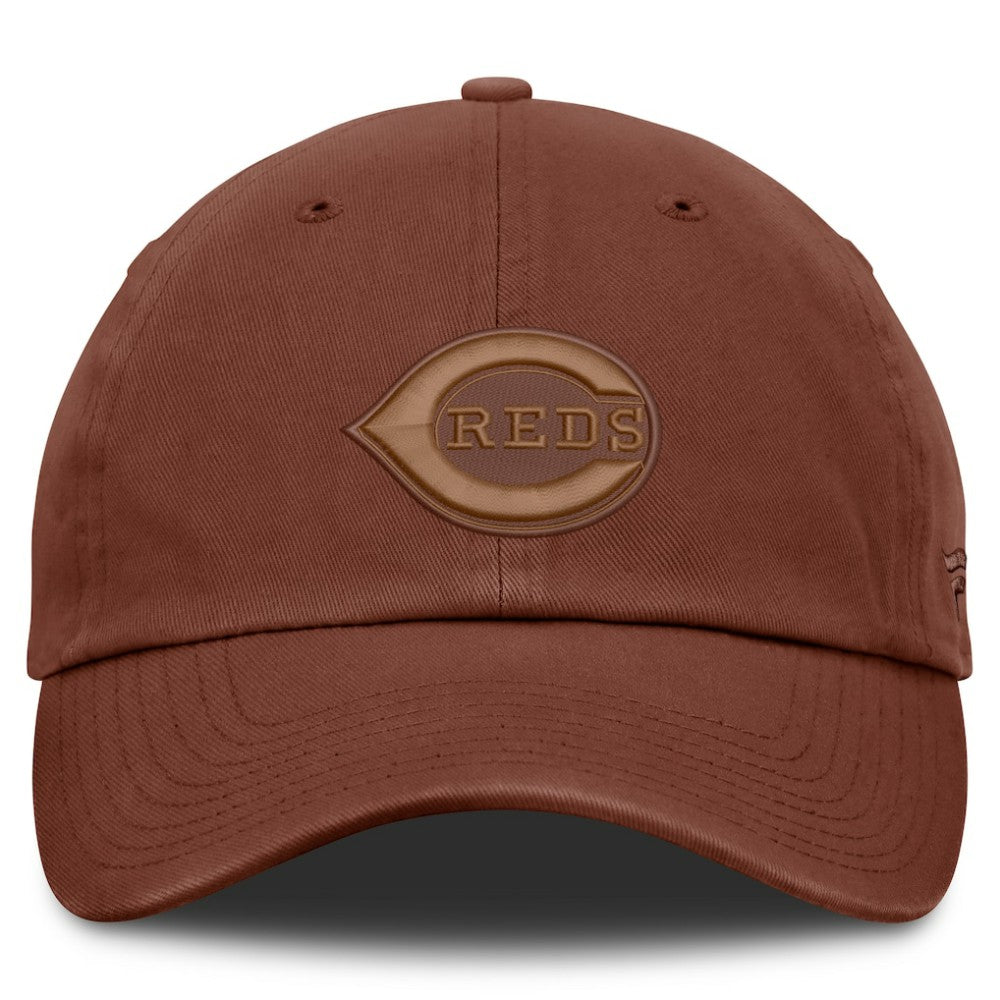 Cincinnati Reds Tinge Adjustable Hat - Brown