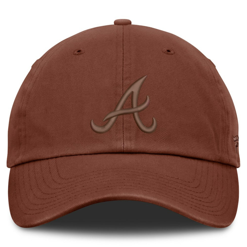 Atlanta Braves Tinge Adjustable Hat - Brown