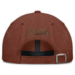 Atlanta Braves Tinge Adjustable Hat - Brown