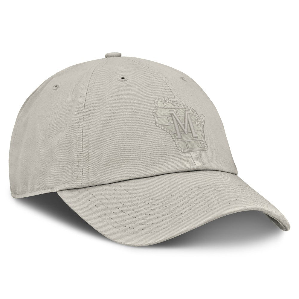 Milwaukee Brewers Tinge Adjustable Hat - Stone
