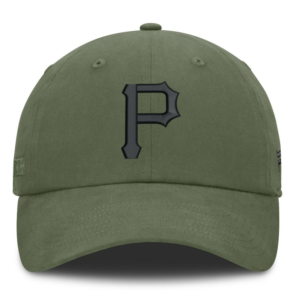 Pittsburgh Pirates Pine Rider Adjustable Hat - Olive
