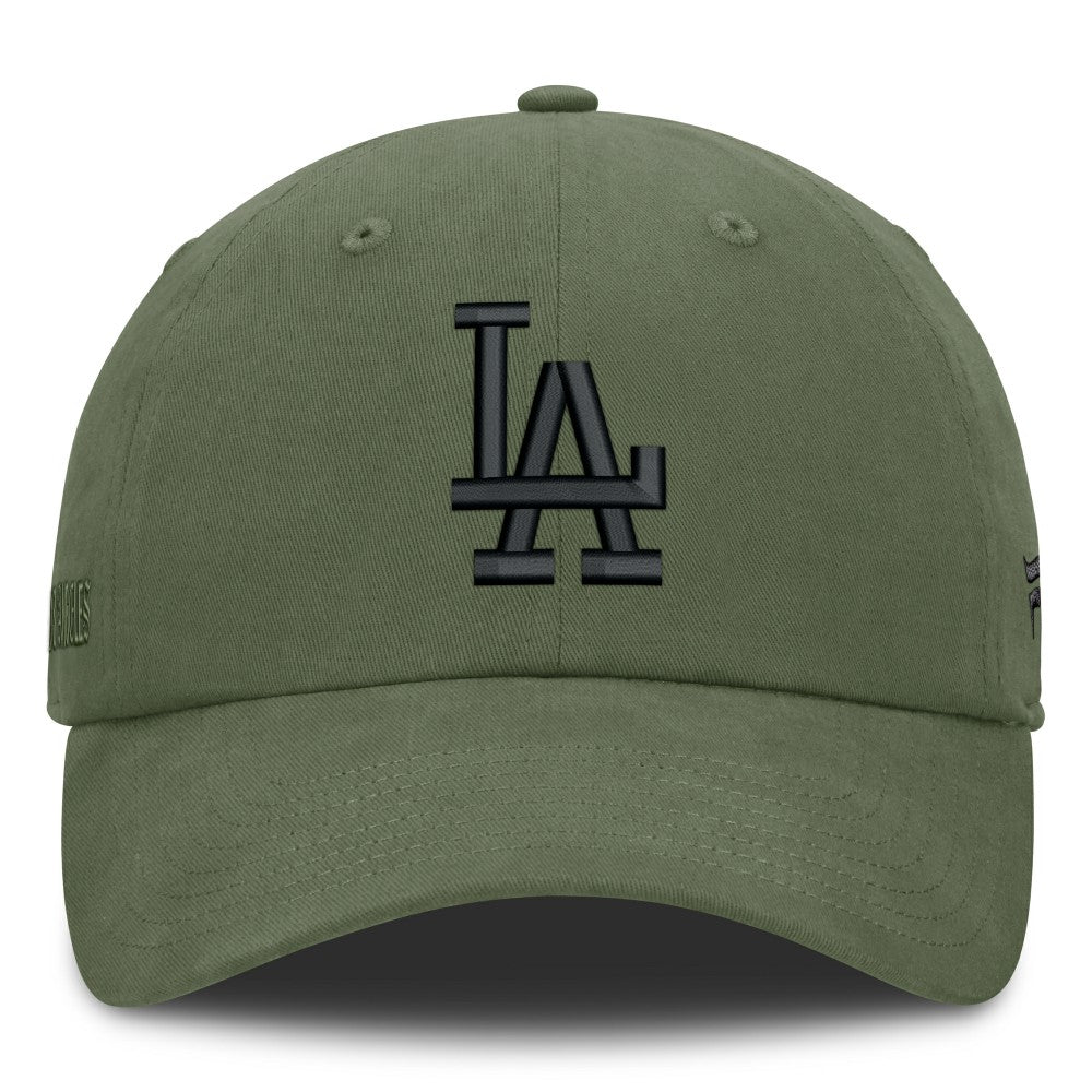Los Angeles Dodgers Pine Rider Adjustable Hat - Olive