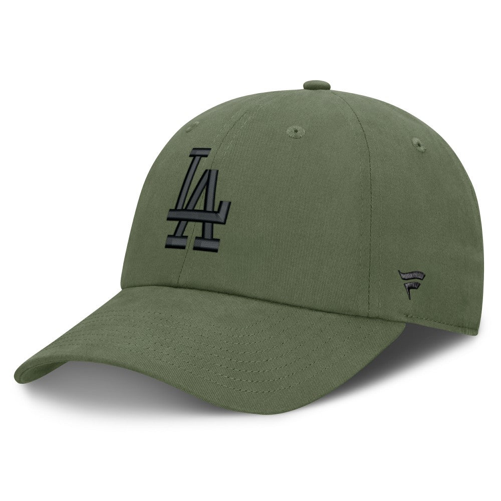 Los Angeles Dodgers Pine Rider Adjustable Hat - Olive