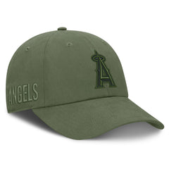 Los Angeles Angels Pine Rider Adjustable Hat - Olive