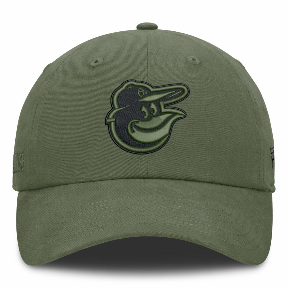 Baltimore Orioles Pine Rider Adjustable Hat - Olive