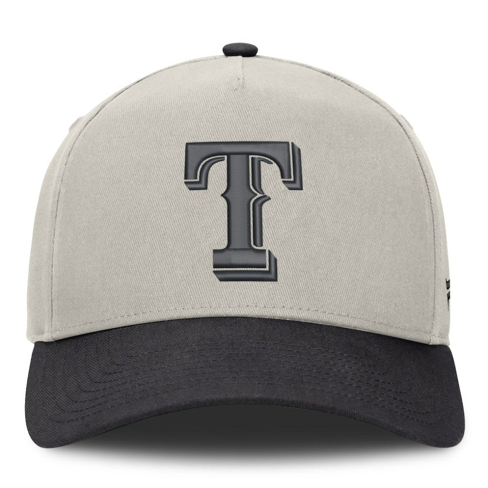 Texas Rangers Wonder A-Frame Adjustable Hat - Stone/Graphite