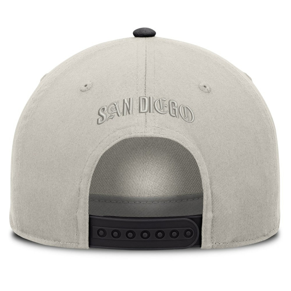 San Diego Padres Wonder A-Frame Adjustable Hat - Stone/Graphite