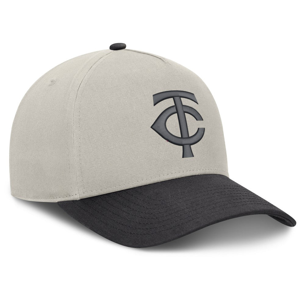 Minnesota Twins Wonder A-Frame Adjustable Hat - Stone/Graphite