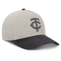 Minnesota Twins Wonder A-Frame Adjustable Hat - Stone/Graphite