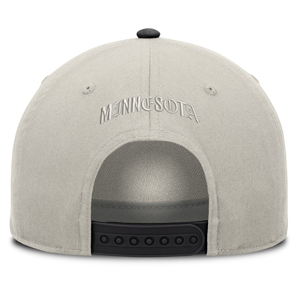 Minnesota Twins Wonder A-Frame Adjustable Hat - Stone/Graphite