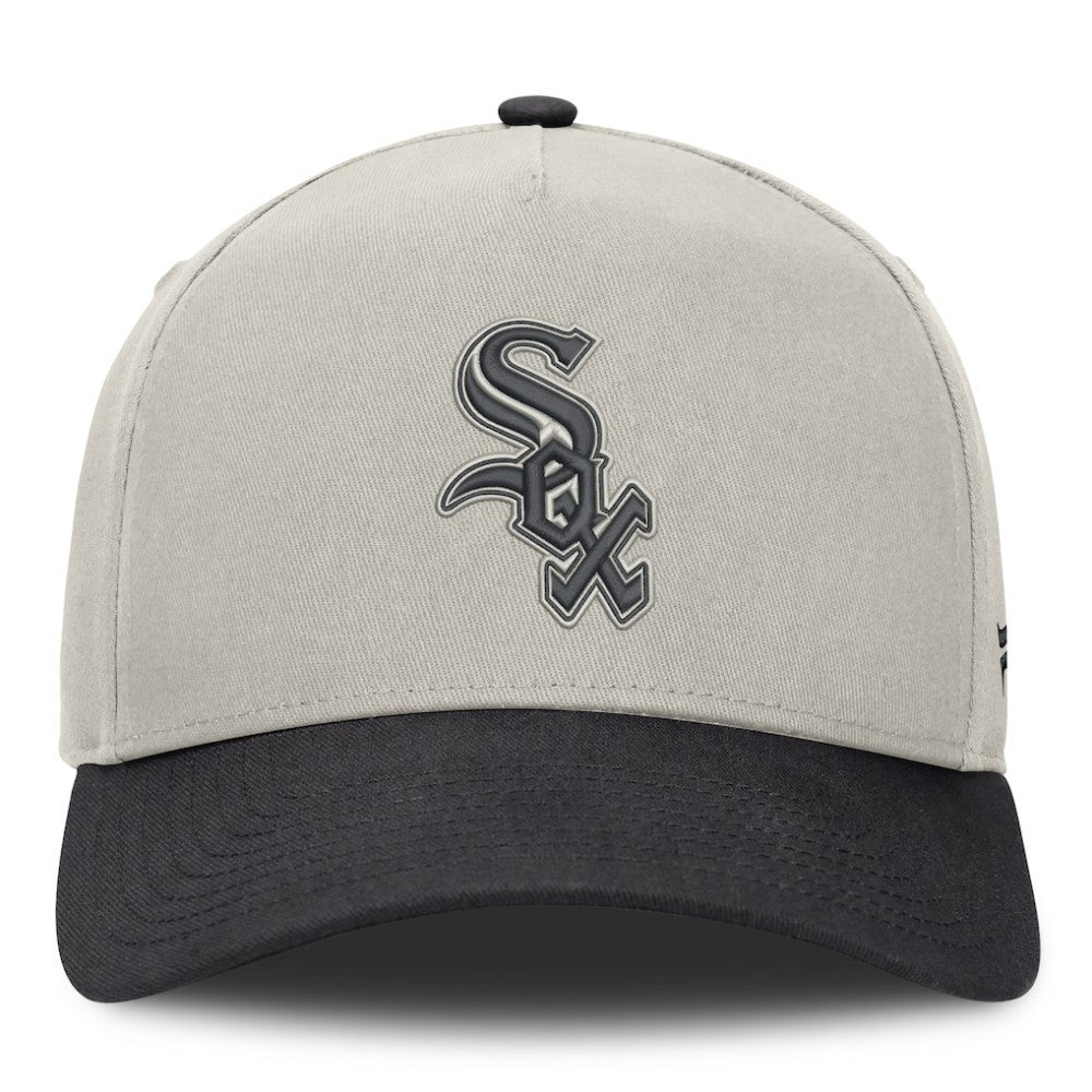 Chicago White Sox Wonder A-Frame Adjustable Hat - Stone/Graphite