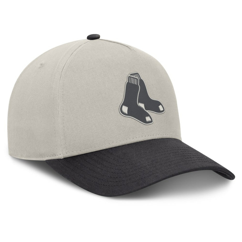 Boston Red Sox Wonder A-Frame Adjustable Hat - Stone/Graphite